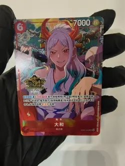 ONE PIECE TCG CARD 2025 CHINESE YAMATO EB02-006 SR EXCLUSIVE 3ST ANNIVERSARY NM - Image 2