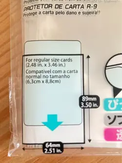 Pokemon Trading Card Sleeve Regular Size 80 sheets R-9 DAISO NEW JAPAN - Image 3
