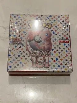 Pokemon Cards Scarlet & Violet Pokemon Card 151 Booster Box sv2a Sealed Japanese - Image 1