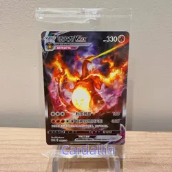 New Sealed Pokemon TCG S-Chinese Charizard Vmax Promo card 080/S-P Holo Alt Art - Image 1