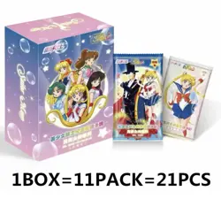 Sailor Moon Trading Card Game 11 Pack Collector's CCG Booster Box Moonlight - Image 1