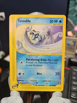 Totodile 135/165 Expedition Base Set Regular Pokemon Card - Image 1