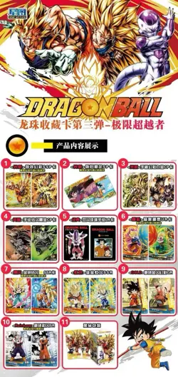 Dragon Ball Super Trading Card Premium Sealed 10 Pack Booster Box Star Picture - Image 2