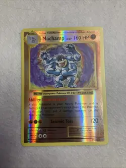 Pokemon TCG Machamp Evolutions Holo Ultra Rare Card 59/108 Near Mint Condition - Image 1