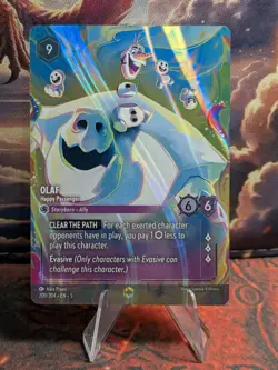 Disney Lorcana Olaf Happy Passenger 209/204 ENCHANTED Shimmering Skies - Image 1