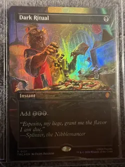 Dark Ritual (Borderless) Commander: Teenage Mutant Ninja Turtles Foil - Image 1