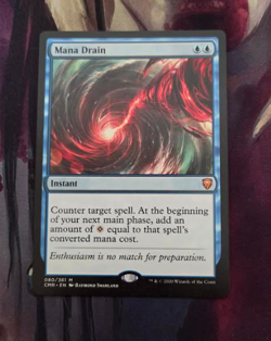 Mana Drain - Commander Legends - Regular - Damaged - Magic the Gathering MTG - Image 1
