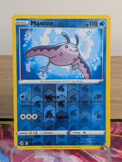 MANTINE 061/264 COMMON FUSION STRIKE POKEMON REVERSE HOLO NM - Image 1