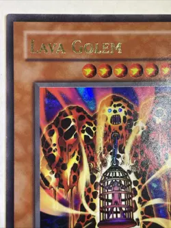 Lava Golem Pharaonic Guardian PGD-107 UNL Edition Secret Rare YuGiOh Card - Image 2