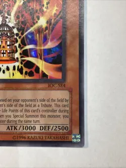 Lava Golem Pharaonic Guardian PGD-107 UNL Edition Secret Rare YuGiOh Card - Image 4