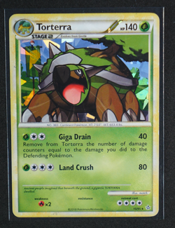 Torterra 10/95 Cracked Ice Holo Promo #010/095 League Championship Cards 2016 LP - Image 1