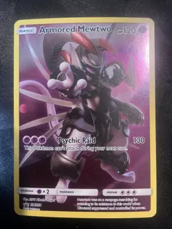 Armored Mewtwo SM228 Promo Card Near Mint NM Condition X2 Swirl (HD Swirl) - Image 5