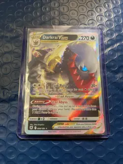 Pokemon TCG Darkrai VSTAR Jumbo Card Astral Radiance 099/189 Holo Ultra Rare - Image 1