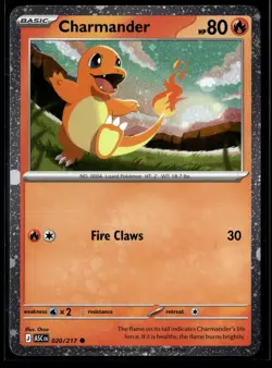 Charmander - 020/217 (Cosmos Holo) 020/217 Miscellaneous Cards & Products NM/M - Image 1