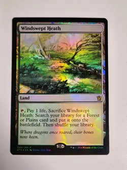 Mtg Windswept Heath Khans of Tarkir Foil NM - Image 1