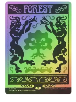 Forest (0892) Secret Lair x Prints Charming Foil MTG NM - Image 1