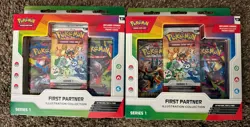 Pokemon First Partner Illustration Collection Sealed Series 1 Lot of (2) Boxes - Image 1