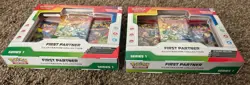Pokemon First Partner Illustration Collection Sealed Series 1 Lot of (2) Boxes - Image 3