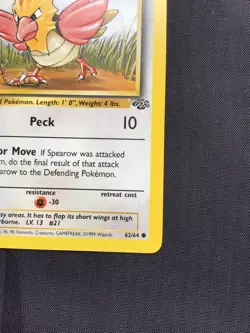 Pokemon Cards: Jungle 1st Edition Common: Spearow 62/64 - Image 4