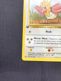 Pokemon Cards: Jungle 1st Edition Common: Spearow 62/64 - Image 5