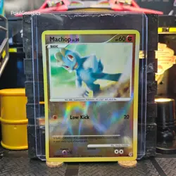 Machop Diamond & Pearl Reverse Holo Pokemon TCG 86/130 Common - Image 1