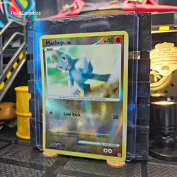 Machop Diamond & Pearl Reverse Holo Pokemon TCG 86/130 Common - Image 2