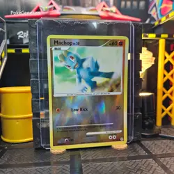 Machop Diamond & Pearl Reverse Holo Pokemon TCG 86/130 Common - Image 3