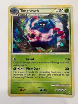 Pokemon HG SS Call of Legends Tangrowth 34/95 Rare Cracked Ice HOLO - Image 1
