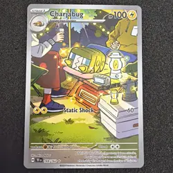 Charjabug 169/162 -NM- Temporal Forces Illustration Rare Holo Pokemon TCG #LA1 - Image 1