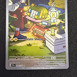Charjabug 169/162 -NM- Temporal Forces Illustration Rare Holo Pokemon TCG #LA1 - Image 3