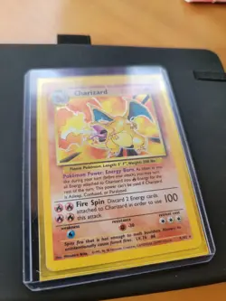 1999 POKEMON BASE SET #4 CHARIZARD-HOLO - Image 3
