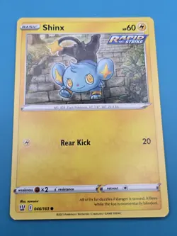 Shinx Reverse Holo - 046/163 - Battle Styles Pokemon NM - Image 1