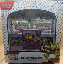 Pokemon Scarlet & Violet 151 Alakazam ex Collection Box FACTORY SEALED Lot of 4 - Image 1