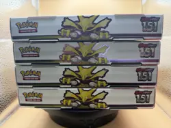 Pokemon Scarlet & Violet 151 Alakazam ex Collection Box FACTORY SEALED Lot of 4 - Image 4