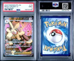 Pokemon ME02: Phantasmal Flames - Mega Lopunny ex 115/094 Ultra Rare PSA 9 - Image 3