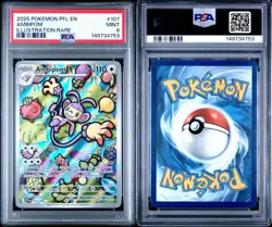 Pokemon ME02: Phantasmal Flames - Ambipom 107/094Illustration Rare Holo PSA 9 - Image 3