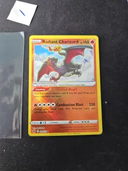 Pokemon TCG Radiant Charizard Crown Zenith 020/159 Holo Radiant Rare - Image 1