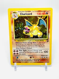 🔥 2000 Pokemon TCG Charizard Base Set 2 Holo Rare 004/130-ENGLISH 🔥📈🔥 - Image 2