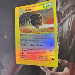 Pokemon Crystal Golem - LP Reverse Holo - Skyridge (148/144) - Image 3