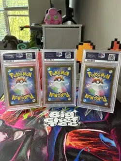 2025 POKEMON JP PROMO #261, 260, 289 TOHOKU FUKUOKA HIROSHIMA PIKACHU LOT PSA 9 - Image 2