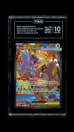 Pokemon Mega Kangaskhan EX Mega Evolution Special illustration Rare! TAG 10! - Image 1