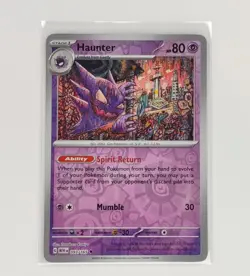 Haunter 093/165 Reverse Holo - Pokemon Scarlet & Violet 151 English - Image 1