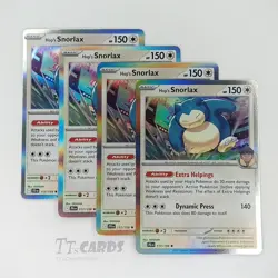 Hop's Snorlax 117/159 Holo Rare x4 Playset 4x - Pokemon S&V Journey Together JTG - Image 1