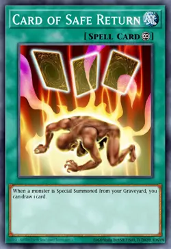 Card of Safe Return MP25-EN297 1st ED Yu-Gi-Oh! ULTRA RARE - Image 1