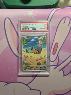 2025 POKEMON DWEBBLE 129/086 BLK EN-BLACK BOLT PSA 9 - Image 1