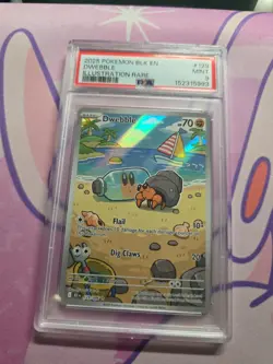 2025 POKEMON DWEBBLE 129/086 BLK EN-BLACK BOLT PSA 9 - Image 2