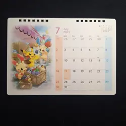 Ditto Oddish Poliwag Magikarp Marill Plusle Minun Pokemon Calendar 2023 Japanese - Image 1
