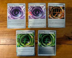 Pokemon Perfect Order Special Energy Lot: Telepathic Growing, Rocky Energy NM - Image 1