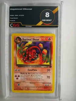 Carte pokemon Reptincel obscur (TR 32) Team Rocket CGG 8 FRANCAIS 25350081 - Image 1