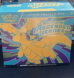 Pokemon Mega Evolution Elite Trainer Box Ascended Heroes Dragonite TCG - Image 1
